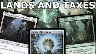 AN UNHOLY HYBRID DECK- LANDS AND TAXES (Legacy Death and Taxes / Sphere Lands- Legacy MTG)