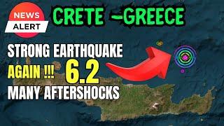 PANIC on Crete: LARGE Earthquake Swarm with ANOTHER M 6.2 in just a few days - BIG ONE  coming?