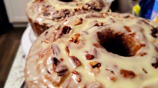 Let's talk about my Sweet Potato Pecan Pound Cake #recipe #sweetpotato #cakerecipe