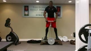 IFBB Pro George Dorsey does upright rows with the K-Box by Exxentric