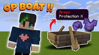 Minecraft BUT BOATS ARE SERIOUSLY OP!