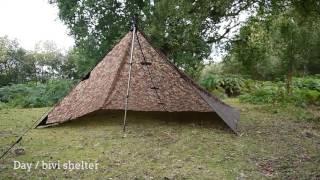 DD Tarp 3x3 - 11 shelter set-ups for bushcraft & survival