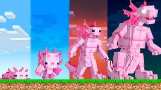 Upgrading AXOLOTL Into a GOD In Minecraft