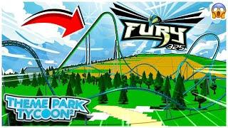 Can I Build *FURY 325* In 1 HOUR?! (Theme Park Tycoon 2)