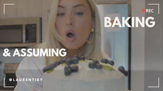 Baking a cake and reading YOUR assumptions about me | LAUREN TIBY