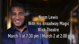 Broadway Star Norm Lewis Coming To Wick Theatre In Boca Raton