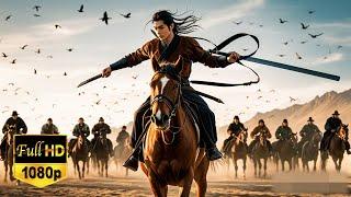 [Kung Fu Movie]This man on horseback is actually a Kung Fu master who kills enemies violently!#movie