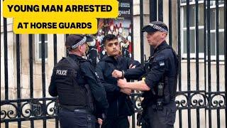 Young man ARRESTED after he DISRESPECTING the king’s guard