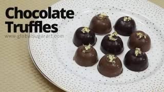 How To Make Chocolate truffles |Sneak Peak | Global Sugar Art