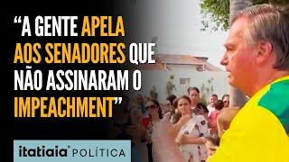 BOLSONARO VISITA FILHOS DE PRESO PELO 8 DE JANEIRO: "SERÁ QUE QUEM CONDENOU, NÃO TEM CORAÇÃO?"