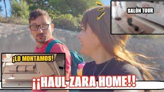 SALÓN TOUR + HAUL ZARA HOME!! MUEBLE NUEVO y MENAJE COCINA