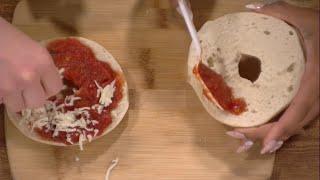 How to Make Pizza Bagels in the Air Fryer