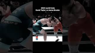 The best wrestler of the Olympics is David Taylor vs Aaron Brooks. #wrestling#usa #usanews #ukwrestl