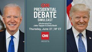 Watch live: CNN Presidential Debate Simulcast Thursday 9PM EST