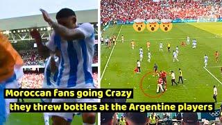 Morocco fans going crazy after Medina equalized in Argentina Vs Morocco Olympics