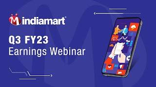 IndiaMART InterMESH Ltd | Q3 FY23 Earnings Call