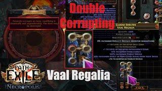 【Path of Exile 3.24】Double Corrupting Vaal Regalia in Necropolis League & Crafting - 1236