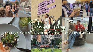 Detroit Vlog | Sunset Yoga, Decked Out Detroit, Eastern Market & More