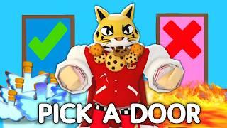 Adopt Me Pick A Door And WIN DREAM PETS vs IamSanna