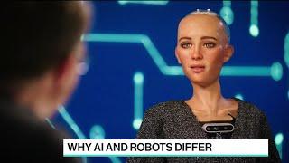 Sophia the Robot Tries to Convince the Experts