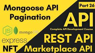 Mongoose Paginate | Ho To Create Custom Paginations Mongoose API | NFT Marketplace API Pagination