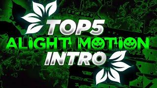 Top 5 Alight motion Intro preset ! Trending lyrics alight motion preset