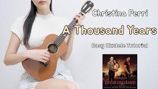 [우쿨렐레 튜토리얼] Christina Perri - A Thousand Years • 코드 5가지로 연주하는 쉬운 우쿨렐레 • Easy Ukulele Tutorial