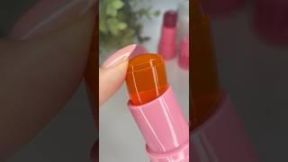  Swatching NEW  Milk Makeup Cooling Water Jelly Tint Lip Fizz - soft peach  #asmr #makeup