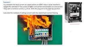IDMT Relays Multiple of Setting Current - IDMT Relay Calculation. Tutorial 2