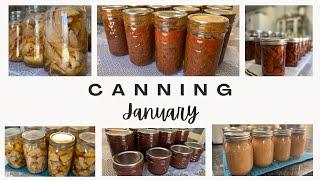 Canning January/What I canned this Month