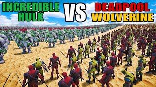 HULK VS WOLVERINE & DEADPOOL | Ultimate Epic Battle Simulator 2 | UEBS 2