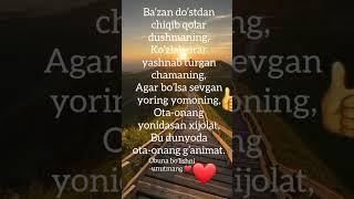 Ona ota haqida tasirli sherlar #love