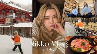 【日光vlog】夢のような4日間の日光旅️過去1を更新したかもスイートルーム/スノーサイクリング/ホッケー観戦