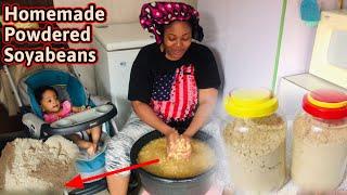 How To Make Powdered Soyabeans For Babies! Easy Step by Step Process