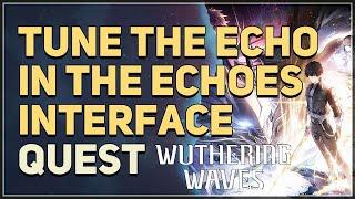 Tune the Echo in the Echoes interface Wuthering Waves