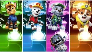 Paw Patrol: Chase, Marshall, Rocky, Rubble in Tiles Hop! | Episode 448