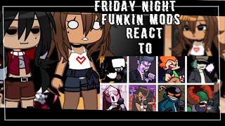 Friday night funkin Mods React To Guns but every turn a different character sing it. | Gacha club |