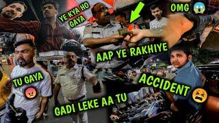 Live Bike Accident  Biker Vs Cops ‍️ | West Bengal Police  Se Lag Gaya Jhagra