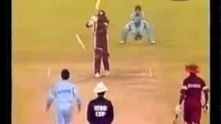 Brian Lara Clean Bowled by Sachin Tendulkar