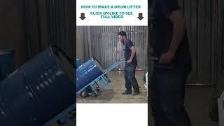 how to make a drum lifter | https://youtu.be/KMr3HXVera8 | #shorts