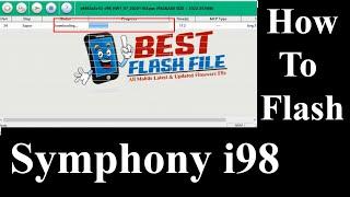 Symphony i98 Flash File Hang Logo Solve Tested Firmware