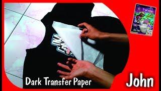 Tutorial Sablon Baju Dark Transfer Paper A4, Mudah dan simpel