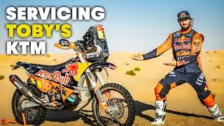 Dakar 2021 Motorcycle Service: Refreshing Toby Price's KTM 450 Rally