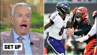 GET UP | "King of AFC is back" - Rex Ryan GOES CRAZY Lamar Jackson lead Ravens top Bengals in OT