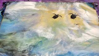 Resin Seascape With Sea Turtles