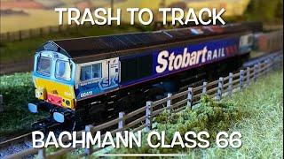 Trash to Track. Episode 96. Bachmann Class 66 diesel loco.