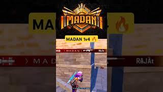 Madan 1v4  #shorts #madan #madanop #bgmi