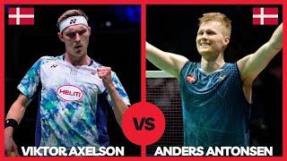 Viktor Axelson(DEN) vs Anders Antonsen(DEN) Badminton Match Highlights | Revisit All England 2021