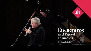 Encuentros en el Festival de Granada - Sir András Schiff | 73 Edición