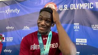 Salif Mane of FDU Jumps 17.52 PB to Win Triple Jump at 2024 U.S. Olympic Trials